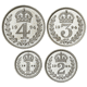 Pre-Owned 1994 UK Elizabeth II Maundy Money Silver 4-Coin Set - VAT Free