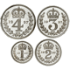 Pre-Owned 1997 UK Elizabeth II Maundy Money Silver 4-Coin Set - VAT Free
