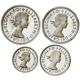 Pre-Owned 1997 UK Elizabeth II Maundy Money Silver 4-Coin Set - VAT Free