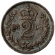 Pre-Owned 1894 UK Victoria Maundy Money 2 Pence Silver Coin - VAT Free