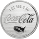 USA 140th Anniversary of Coca-Cola 1oz Silver Round