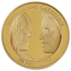 Pre-Owned 2011 UK Royal Wedding William and Catherine £5 Gold Plated Proof Design Silver Coin - VAT