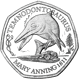 Pre-Owned 2021 UK Tales of the Earth: Temnodontosaurus 50p Proof Silver Coin - Damaged Box - VAT Fre