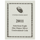 Pre-Owned 2011 USA Eagle 1oz Silver Coin - Boxed and Certificated - VAT Free