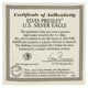 Pre-Owned 2002 USA Eagle 'Elvis Presley 25th Anniversary' Colourised 1oz Silver Coin - VAT Free
