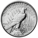 Pre-Owned 1934 USA Peace Dollar Denver Silver Coin - VAT Free