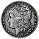 Pre-Owned 1899 USA Morgan Dollar San Francisco Silver Coin - VAT Free