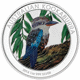 Pre-Owned 2014 Australian Kookaburra Colourised 1oz Silver Coin - VAT Free