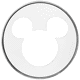 Pre-Owned 2026 Niue Iconic Silhouettes: Mickey Mouse 1/2oz Silver Coin - VAT Free