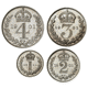 Pre-Owned 1901 UK Victoria Maundy Money Silver 4-Coin Set - Unboxed - VAT Free