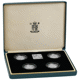 Pre-Owned 1994-1997 UK £1 Piedfort Proof Silver 4-Coin Collection - Damaged Certificate - VAT Free