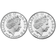 Pre-Owned 2005 Nelson and Trafalgar Piedfort Proof Design Silver 2-Coin Set - VAT Free