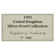 Pre-Owned 1993 UK Proof Silver 3-Coin Collection - VAT Free