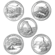 Pre-Owned 2014 USA US Mint Proof Silver 8-Coin Set - VAT Free