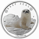 Pre-Owned 2017 Tuvalu Polar Babies: Harp Seal 1/2oz Proof Silver Coin - VAT Free