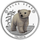 Pre-Owned 2017 Tuvalu Polar Babies: Polar Bear 1/2oz Proof Silver Coin - VAT Free