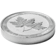 Pre-Owned Canadian Twin Maple 2oz Silver Coin - Mixed Dates - VAT Free
