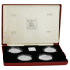 Pre-Owned 1972-1981 Queen Elizabeth II Proof Silver Crown 4-Coin Collection - VAT Free