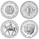 Pre-Owned 1972-1981 Queen Elizabeth II Proof Silver Crown 4-Coin Collection - VAT Free