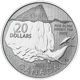 Pre-Owned 2013 Royal Canadian Mint Iceberg $20 Silver Coin - VAT Free