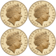 Pre-Owned 2007 Alderney 'A History of the Monarchy' £5 Gold-Plated Proof Silver 23-Coin Collection -