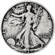 Pre-Owned 1939 USA Walking Liberty Half Dollar Denver Mint Silver Coin - VAT Free