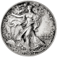 Pre-Owned 1941 USA Walking Liberty Half Dollar Philadelphia Mint Silver Coin - VAT Free