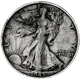 Pre-Owned 1945 USA Walking Liberty Half Dollar San Francisco Mint Silver Coin - VAT Free