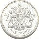 Pre-Owned 1998 UK £1 Piedfort Proof Silver Coin - VAT Free