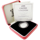 Pre-Owned 1999 UK £1 Piedfort Proof Silver Coin - VAT Free