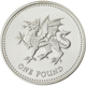 Pre-Owned 2000 UK £1 Piedfort Proof Silver Coin - VAT Free