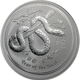 Pre-Owned 2013 Australian Lunar Snake 10oz Silver Coin - VAT Free