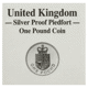Pre-Owned 1988 UK £1 Piedfort Proof Silver Coin - VAT Free
