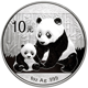 Pre-Owned Chinese Panda 1oz Silver Coin - Mixed Dates - VAT Free