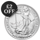 Pre-Owned UK Queen Elizabeth II Britannia 1oz Silver Coin (2013 - 2023) - Mixed Dates