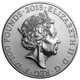 Pre-Owned 2015 UK Buckingham Palace £100 Fine Silver Coin - Carded - VAT Free