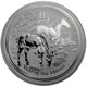 Pre-Owned 2014 Australian Lunar Horse 1kg Silver Coin - VAT Free