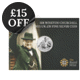 Pre-Owned 2015 Sir Winston Churchill £20 Silver Coin - Carded - VAT Free