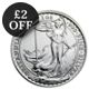 Pre-Owned UK Queen Elizabeth II Britannia 1oz Silver Coin (2013 - 2023) - Mixed Dates - VAT Free