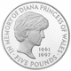 Pre-Owned 1999 UK Princess Diana Memorial Proof Silver Crown - VAT Free