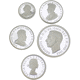 Pre-Owned 2000 Australian Coins of the 20th Century Monarchs 5 Silver Proof Coin Set - VAT Free