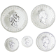 Pre-Owned 2003 Canadian Maple Hologram Silver 5-Coin Set - VAT Free