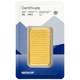 Metalor Stamped 20g Gold Bar