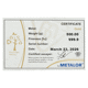 Metalor 500g Gold Cast Bar