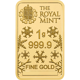 The Royal Mint Christmas Tree 1g Gold Bar