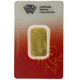 Metalor 50g Cast Gold Bar in Assay Card