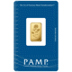 Pre-Owned PAMP Suisse Rosa 2.5g Gold Bar