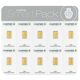 C.Hafner 10x 2g Minted Gold Bar SmartPack