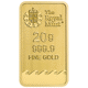 The Royal Mint Secure Britannia 20g Gold Bar