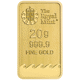 Pre-Owned The Royal Mint Secure Britannia 20g Gold Bar